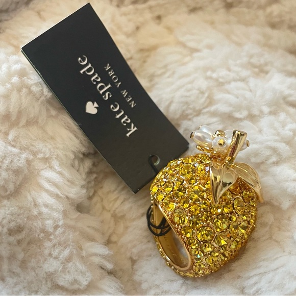 Kate Spade Fresh Squeeze Cocktail Ring Size 7 NWT - Picture 6 of 8